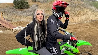 Miss Supercross Goes For A Ride - Buttery Vlogs Ep129