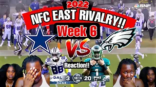 Dallas Cowboys vs. Philadelphia Eagles | Week 6 2022 Game Highlights | Reaction