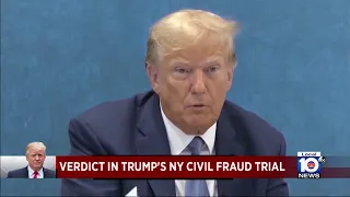 Judge rules against former president Donald Trump, imposes $364 million penalty in New York civi...