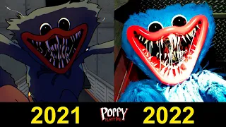 Evolution of Huggy Wuggy 2021-2022