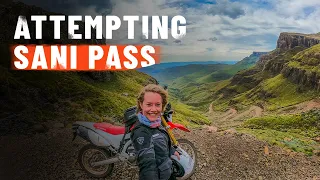 Attempt to ride Sani Pass on a Honda CRF250L - it's HECTIC!! [S5 - Eps. 14]