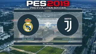 PES 2019 - Real Madrid vs Juventus Full Gameplay | 1080p - 60fps (2018)