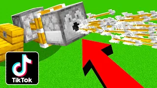 ✅ Testei os TIKTOKS mais VIRAIS de MINECRAFT (funciona?!)