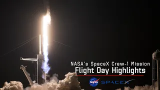 NASA's SpaceX Crew 1 Flight Day 1 Highlights