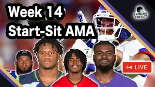 Week 14 Start-Sit Live Fantasy Football AMA