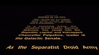 Star Wars Episode III Revenge Of The Sith Opening Crawl HA4 Fox Television Studios Pitched