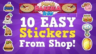Papa's Bakeria To Go Sticker Guide: 10 EASY Stickers You Can Get With Money!
