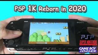 PSP 1K Reborn in 2020 with New IPS Screen - Games Testing