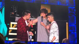 Louis and Zayn ask Liam how tall he is (Adelaide 17/2/15)