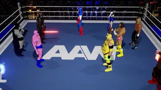 Action Arcade Wrestling Full Match: INSANE Battle Royal