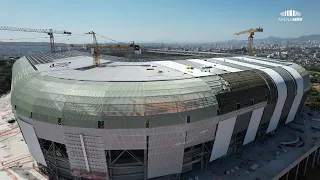 SHOW DE IMAGENS AÉREAS  DA ARENA MRV