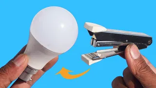 Take a Common Stapler pin and Fix All LED Lamps in your Home! How to Fix all led bulbs