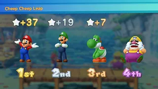 Mario Party 10 - Mario vs Luigi vs Yoshi vs Wario - Whimsical Waters