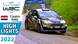 WRC Rally Highlights : Croatia Rally 2022 : Junior WRC Day 1