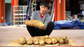 VIDEO FULL: Harvest Tubers goes to the market sell & The Process Of Making Sour Cabbage