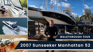 Sunseeker Manhattan 52 - Yacht Tour - Stunning £485k Boat - All the toys and all the style