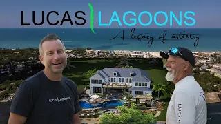 Insane Pools Lucas Lagoons building New Grotto on Siesta Key Beach 2023 Update!