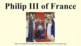 Philip III of France