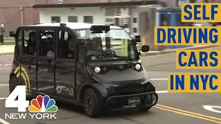 Taking a Ride in NYC's First Self-Driving Car Service | NBC New York