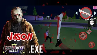 Become JASON VOORHEES ‼️ | Dude Theft Wars .EXE | dude theft wars funny moments | Ziki kiddy