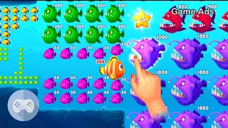 Fishdom Ads Mini Games Review (25) New Levels Eat Fish Save Fish Video