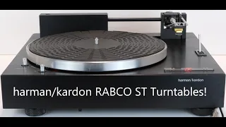 Harman Kardon RABCO ST Turntables