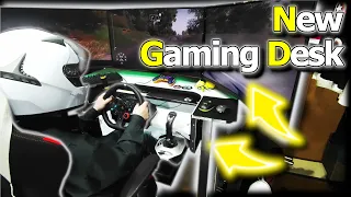New Gaming Desk ARCdesk mini / WRC 9 GR Yaris Logitech G29 Triple Monitor Gameplay 【Willow Gear】