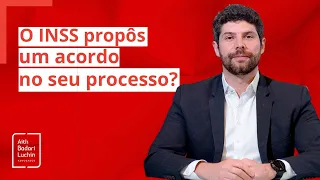 O INSS está propondo acordo em processos de incapacidade e revisão de aposentadoria.