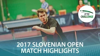 2017 Slovenian Open Highlights: Adam Szudi vs Florian Cnudde (Qual)