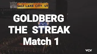 September 22, 1997 - WCW Monday NITRO #106 - Goldberg - The Streak  - Match 1