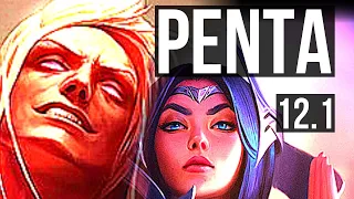 VLADIMIR vs IRELIA (TOP) | Penta, Legendary, 19/2/4, 6 solo kills, Rank 10 Vlad | KR Master | 12.1