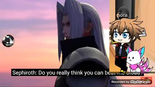 sora and Sylveon react to sephiroth summons sora to smash