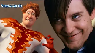 Bully Maguire bullies the Titan . Bully Maguire in the movie Megamind (2010).