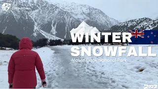 INSANE Winter Snowfall at Mount Cook National Park!