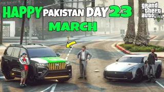 GTA 5 PAKISTAN | KALA AND JIMMY CELEBRATING PAKISTAN DAY 23 MARCH | GTA 5 MODS | URDU | PEG