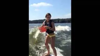 ALS "ice bucket challenge" while wake surfing