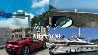 4K SCENIC DRIVE FROM CANNES TO MONACO | SOUTH OF FRANCE