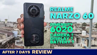 Realme Narzo 60 5g After 7 Days Review | Chipset, Battery, Display And More...Worth Under 23K ? 🔥