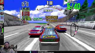 Daytona USA (Arcade Emu)- Beginner - Automatic - 2m 22s 230ms