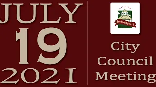 City of Fredericksburg, TX - Regular City Council Meeting - Monday, July 19, 2021