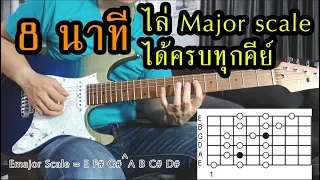 8 นาที ไล่ Major scale ได้ครบทุกคีย์ by Nut