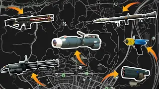 All Secret And Rare Weapons Locations in GTA 5 Story Mode For PC, PS4, PS5, Xbox One & Xbox 360