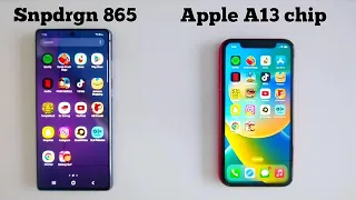 iphone 11 VS Samsung Note 20 in 2023 || Speed Test
