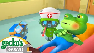 Gecko is Sick, Mechs Let's Help | Gecko's Garage 3D | Learning Videos for Kids 🛻🐸🛠️