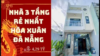 Bán nhà Đà Nẵng (số 56)| Bán căn 3 tầng RẺ nhất Hòa Xuân chỉ nhỉnh 4 tỷ, giá SHOCK. Full nội thất