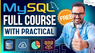 MySQL Full Course for Beginners with Practical [FREE] | Learn MySQL in 3 Hours