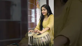 Kajrare Song Tabla Cover Mona Chopra And Mukul Chopra #shorts  #tabla #music #short #reels #trending