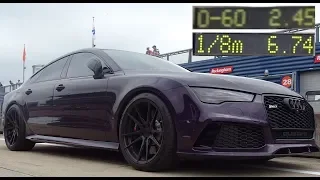 773bhp Audi RS7 - 0 to 60mph 2.45 Seconds