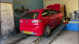 Seat Ibiza 6L PD130 dyno run at pdparts skillaturbo GT1856