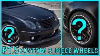 My Mercedes E55 AMG Gets Custom 3-Piece Wheels!